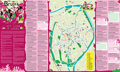 Map Bruges